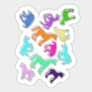 Strike a Unicorn Pose Sticker